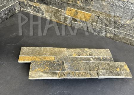 Натуральный камень Pharaon Сланец Деоли Грин 150x400 мм Натуральный камень Pharaon Сланец Деоли Грин 150x400 мм