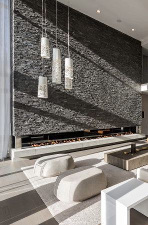 Натуральный камень Pharaon Сланец черный неоклассик 150x600 мм Натуральный камень Pharaon Сланец черный неоклассик 150x600 мм