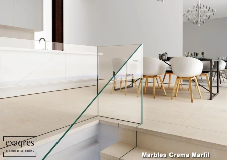 Супени флорентинер 120 big Marbles Crema Marfil