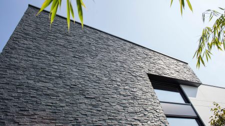 Натуральный камень Pharaon Кварцит чёрный классик 150x600 мм Натуральный камень Pharaon Кварцит чёрный классик 150x600 мм