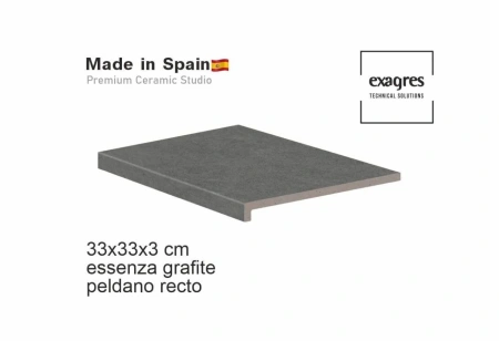 Ступени recto Essenza Grafite