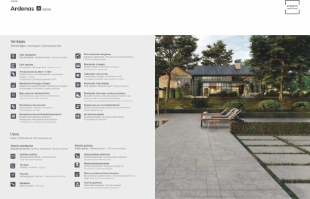 Плитка 60x120x2 Ardenas Antracita