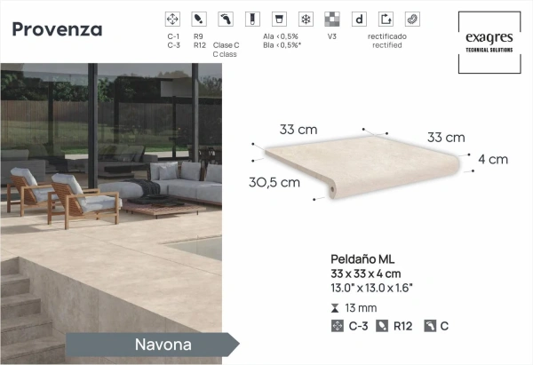 Ступени флорентинер Provenza Navona