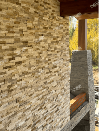 Натуральный камень Pharaon Сланец бежевый классик 150x600 мм Натуральный камень Pharaon Сланец бежевый классик 150x600 мм