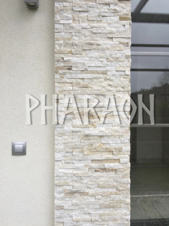 Натуральный камень Pharaon Кварцит бежевый классик 150x600 мм Натуральный камень Pharaon Кварцит бежевый классик 150x600 мм