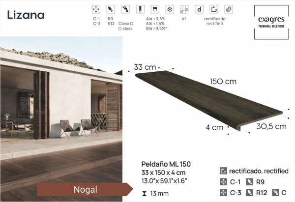 Супени флорентинер 150 big Lizana Nogal