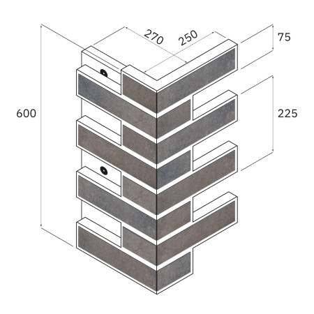 Термопанель Европа Орегон 1 ППУ 80 мм Термопанель Европа Орегон 1 ППУ 80 мм