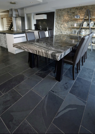 Натуральный камень Pharaon Сланец черный нат.скол 300x600 мм Натуральный камень Pharaon Сланец черный нат.скол 300x600 мм